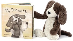 Jellycat Hundchen Schnuck Und Sein Papa Livre (Mon Père et Moi Livre)