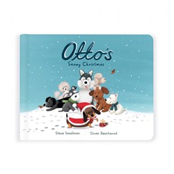 Jellycat Otto Weihnachten in Schnee livre pour enfants - histoire de Noël magique