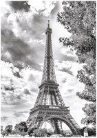 Dino puzzle Tour Eiffel noir-blanc - puzzle 500 pièces