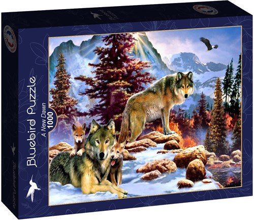 Bluebird Puzzle puzzle A New Dawn - 1000 pièces animaux fantaisie-2