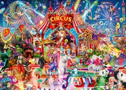 Bluebird Puzzle puzzle A Night at the Circus - 500 pièces
