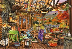 Bluebird Puzzle puzzle Adirondack Porch - puzzle 1000 pièces
