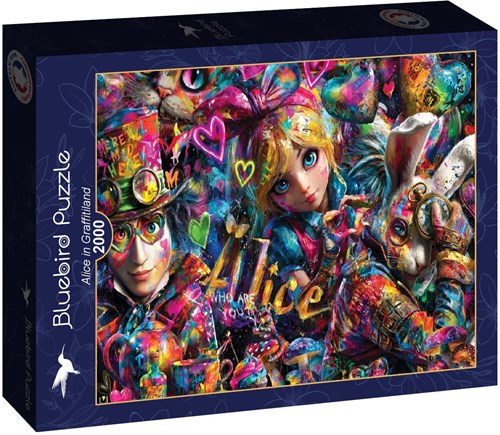 Bluebird Puzzle puzzle Alice in Graffitiland - puzzle 2000 pièces-2