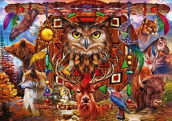 Bluebird Puzzle puzzle animaux Animal Totem - 1000 pièces