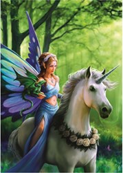 Bluebird Puzzle casse-tête Anne Stokes - Realm of Enchantment - 1500 pièces fantaisie