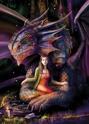 Bluebird Puzzle fantaisie Anne Stokes Spirit Dragon 1000 pièces