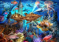 Bluebird Puzzle puzzle Aqua City - 1500 pièces colorées