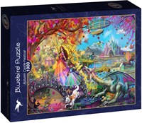 Bluebird Puzzle festival du château d'automne - puzzle 1000 pièces-2