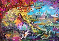 Bluebird Puzzle festival du château d'automne - puzzle 1000 pièces