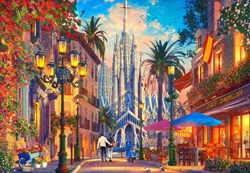 Bluebird Puzzle puzzle Barcelone - 1000 pièces jouet coloré