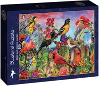 Bluebird Puzzle puzzle Birds and Blooms Garden - 500 pièces-2
