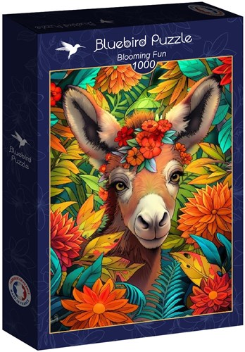 Bluebird Puzzle puzzle Blooming Fun - 1000 pièces jeu de fleurs-2
