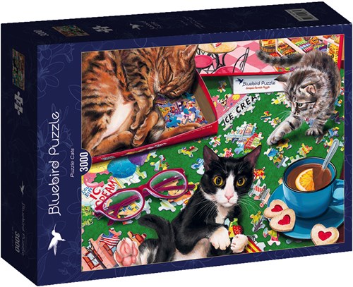 Bluebird Puzzle puzzle chats - 3000 pièces puzzle animaux-2