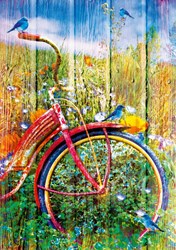 Bluebird Puzzle puzzle Bluebirds on a Bicycle - 1000 pièces