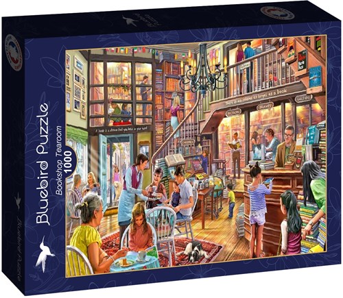 Bluebird Puzzle puzzle Bookshop Tearoom - puzzle 1000 pièces-2