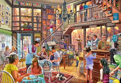 Bluebird Puzzle puzzle Bookshop Tearoom - puzzle 1000 pièces