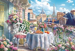 Bluebird Puzzle puzzle Petit-déjeuner sur le balcon à Paris 1000 pièces