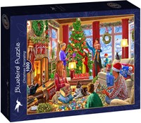 Bluebird Puzzle puzzle de Noël Christmas Decorating - 1000 pièces-2