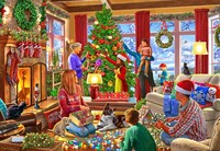 Bluebird Puzzle puzzle de Noël Christmas Decorating - 1000 pièces