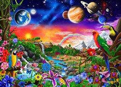 Bluebird Puzzle puzzle Cosmic Paradise - 500 pièces colorées