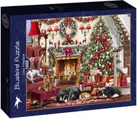 Bluebird Puzzle puzzle Cosy Fireplace - 1000 pièces - puzzle d'hiver-2