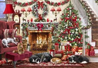 Bluebird Puzzle puzzle Cosy Fireplace - 1000 pièces - puzzle d'hiver