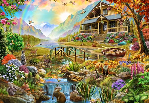Bluebird Puzzle Country Paradise - 1000 Teile