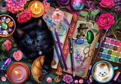 Bluebird Puzzle puzzle animaux Crafty Cats 1000 pièces carton