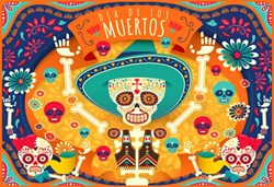 Bluebird Puzzle puzzle Dia de los Muertos - 300 pièces