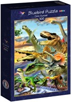 Bluebird Puzzle puzzle Dino Sunset - 300 pièces pour enfants-2