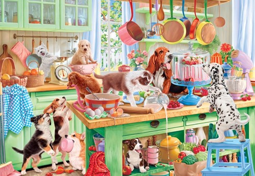 Bluebird Puzzle puzzle chiens cuisine 1000 pièces animaux cadeau