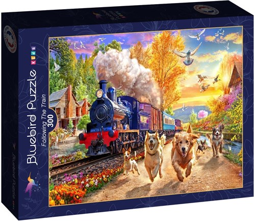 Bluebird Puzzle puzzle Following The Train - 300 pièces - plaisir coloré-2