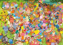 Bluebird Puzzle Garden Party -  Teile
