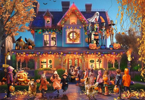 Bluebird Puzzle Halloween - puzzle 1000 pièces jeu de puzzle