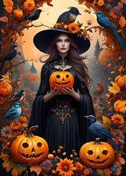 Bluebird Puzzle Halloween puzzle Witch - 500 pièces casse-tête