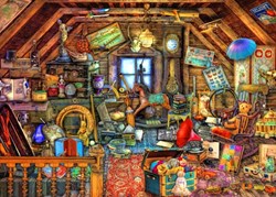 Bluebird Puzzle Hidden Object Attic -  Teile