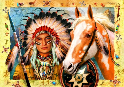 Bluebird Puzzle Indian Chief - 1500 Teile