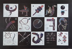 Bluebird Puzzle Kandinsky puzzle d'art Quinze 1959 - puzzle 1000 pièces