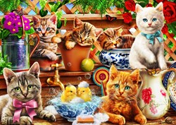 Bluebird Puzzle puzzle Chatons dans la serre - 104 pièces