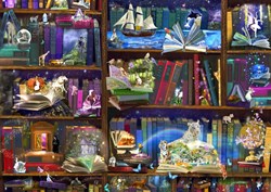 Bluebird Puzzle puzzle Library Adventures in Reading - 3000 pièces