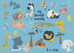 Bluebird Puzzle puzzle animaux My Favorite Animals - 24 pièces enfant