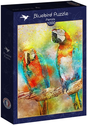 Bluebird Puzzle perroquets - puzzle 1000 pièces jouet coloré-2