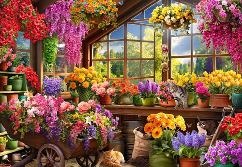 Bluebird Puzzle Garten - 1000 Teile