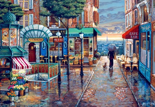 Bluebird Puzzle Rainy Day Stroll - 1000 Teile