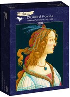 Bluebird Puzzle art Botticelli Portrait idéalisé d'une dame 1000 pièces-2