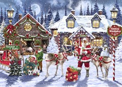 Bluebird Puzzle Noël atelier du Père Noël - 500 pièces carton