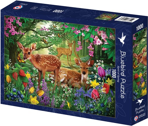 Bluebird Puzzle puzzle Spirit of Spring - 1000 pièces coloré-2