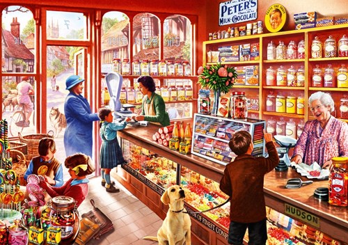 Bluebird Puzzle Sweetshop - 1000 Teile