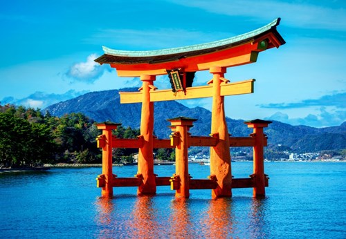 Bluebird Puzzle The torii of Itsukushima Shrine - 1500 Teile