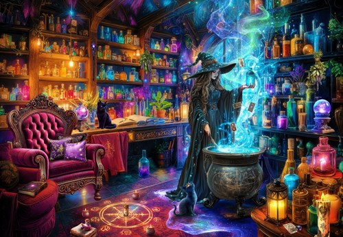 Bluebird Puzzle puzzle The Witch's Lair - 1000 pièces jeu de puzzle